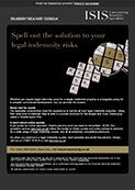 Spell Out The Solution To Your Legal Indemnity Risks Sent