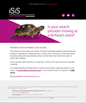 Is your search provider moving at a tortoise’s Pace?